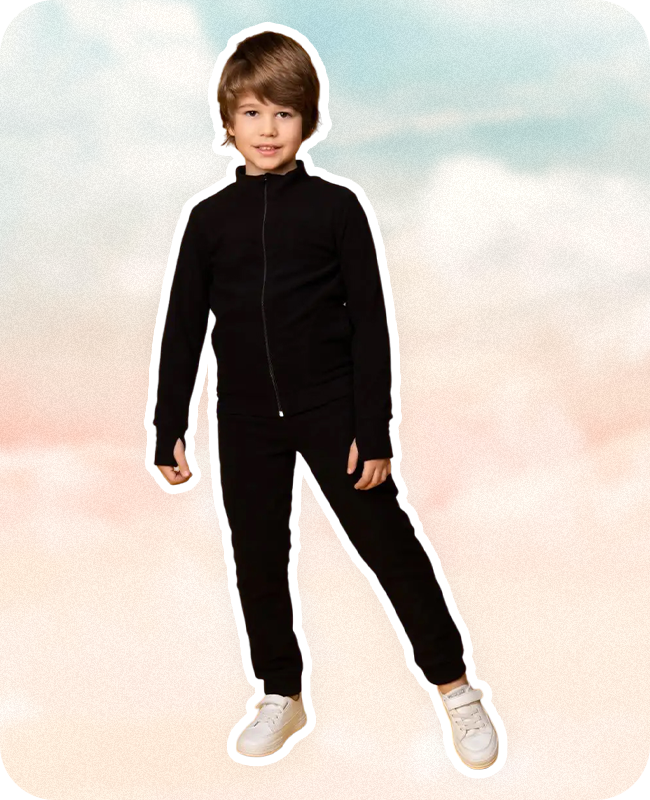 Стильные детские флисовые костюмы на осень и зиму 2024 - Я Покупаю