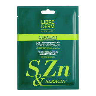 Серацин альгинатная себорегулирующая маска для проблемной кожи № 1, 30 г