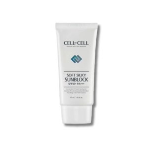 CELLBYCELL Солнцезащитный крем-шелк Soft silky Sun Block  SPF50+ PA+++ 50.0