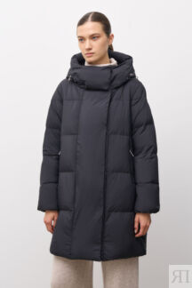 Пуховое пальто с объёмным капюшоном WHY NOT (арт. baon B0223531)