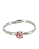 Кольцо Marina Fossati A32 серебряный+розовый UNI