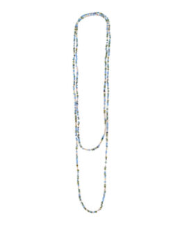 Ожерелье Marina Fossati A35 голубой+бежевый+разноцветный UNI