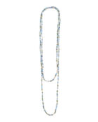 Ожерелье Marina Fossati A35 голубой+бежевый+разноцветный UNI