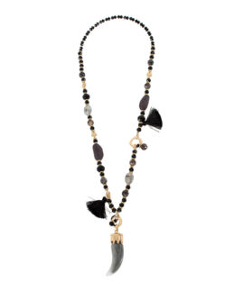Ожерелье Marina Fossati A1 CORNI золотой+черный+серый UNI