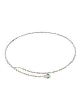 Ожерелье Marina Fossati A20 серебряный+прозрачный UNI