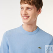 Мужской шерстяной свитер Lacoste с круглым вырезом фото 3