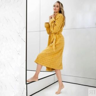 VALERIE CONCEPT Халат BR Emma Mustard