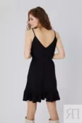 Летнее платье-комбинация черное YouStore