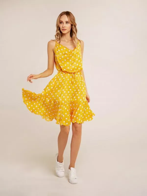 Платье-комбинация желтое YouStore