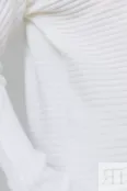 Джемпер белый из текстурного трикотажа YouStore