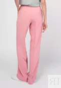 Брюки прямого силуэта розовые YouStore
