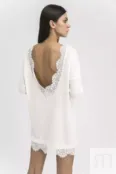 Трикотажное платье-джемпер белое YouStore