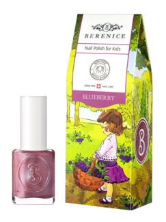 Лак для ногтей детский на водной основе Little Berenice 06 Blueberry