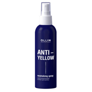 ANTI-YELLOW Нейтрализующий спрей для волос OLLIN PROFESSIONAL