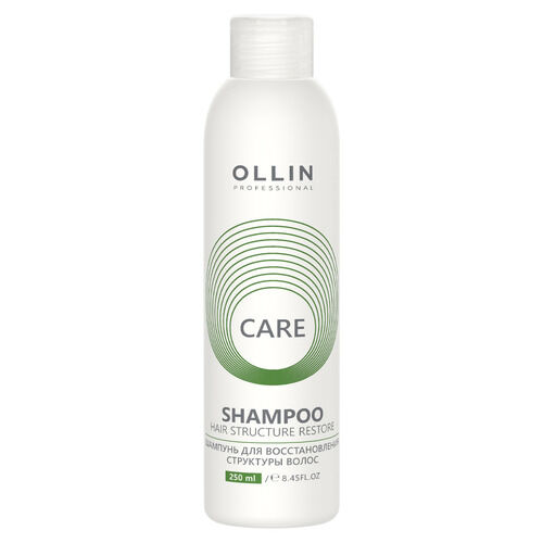 CARE Шампунь для восстановления структуры волос OLLIN PROFESSIONAL
