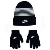 Шапка и перчатки Nike Striped Beanie & Gloves Set 9A2945-023 фото 1