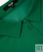 Блузка полупрозрачная зеленая GLVR (L)