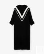 Платье вязаное черное GLVR (XL)