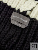 Объемная шапка-colorblock из мягкой шерсти и шелка LORENA ANTONIAZZI