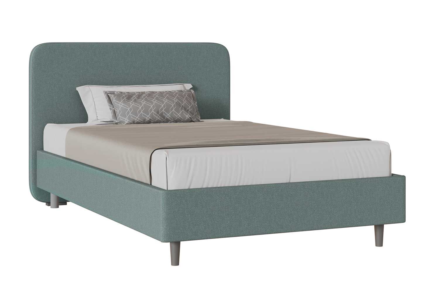 Кровать Дора 120 х 200 см, Оникс серый (Enjoy 16)