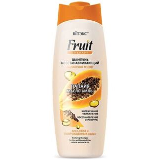 ВИТЭКС Шампунь для волос Восстанавливающий Fruit Therapy Папайя и масло амл