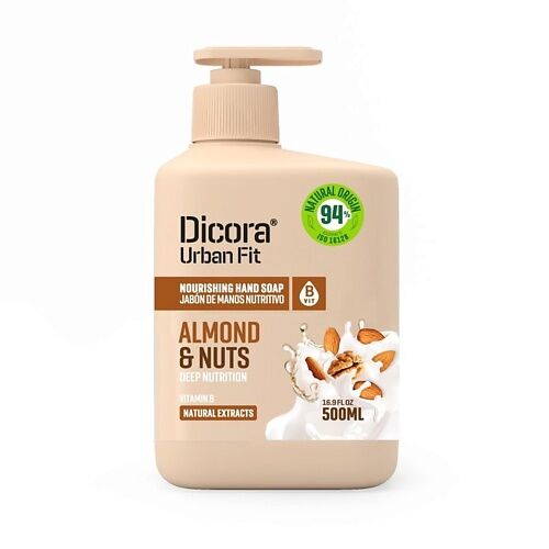 DICORA URBAN FIT Мыло жидкое Миндаль 500 MPL268290 фото 1