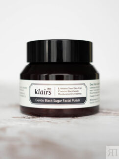 Сахарный скраб для лица KLAIRS Gentle Black Sugar Facial Polish 110g DEAR,