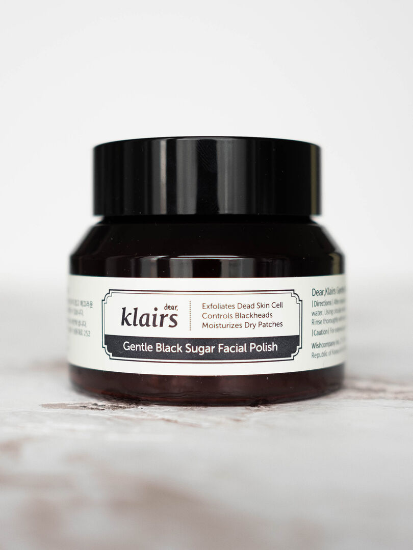 Сахарный скраб для лица KLAIRS Gentle Black Sugar Facial Polish 110g DEAR,
