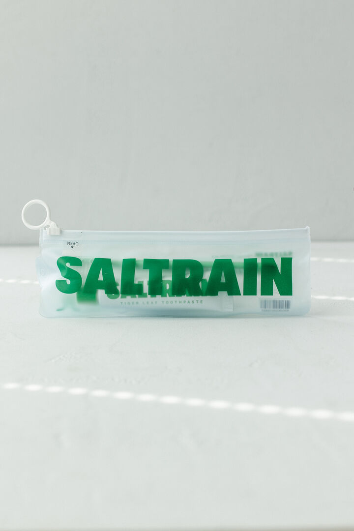 Дорожный набор зеленый SALTRAIN Travel Kit Green (Зубная паста Tiger Leaf 3