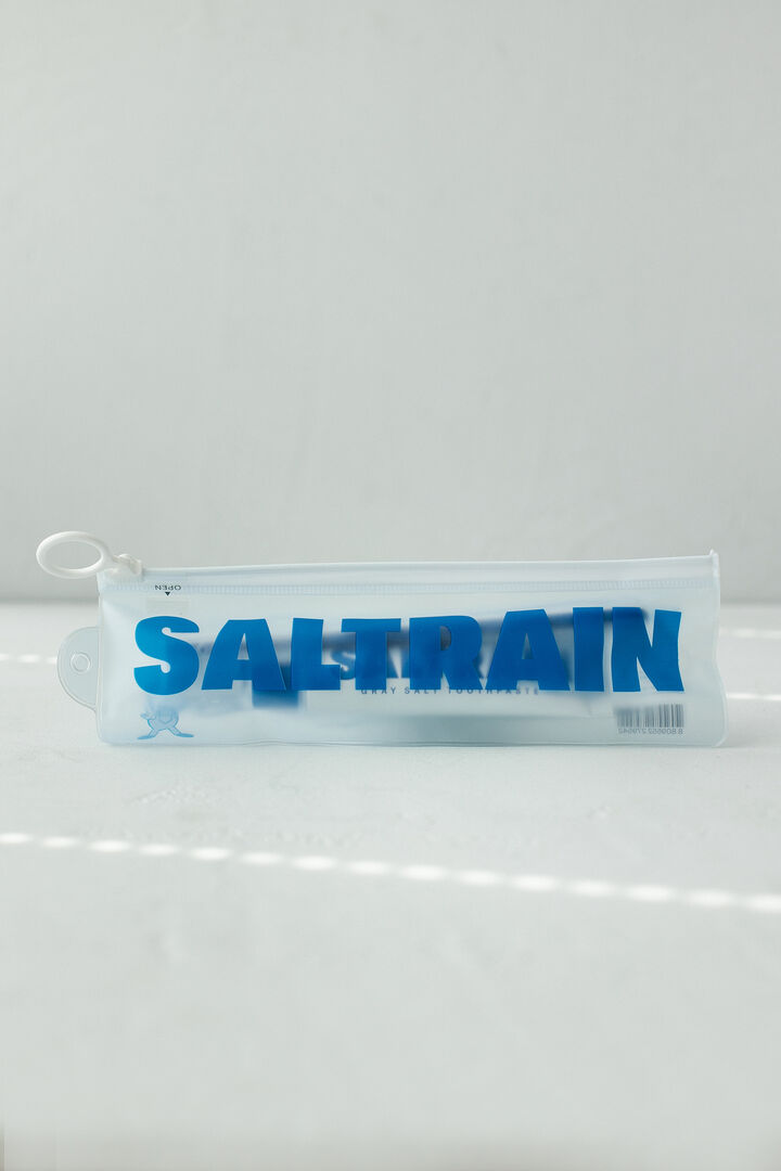 Дорожный набор синий SALTRAIN Travel Kit Blue (Зубная паста Gray Salt 30g +