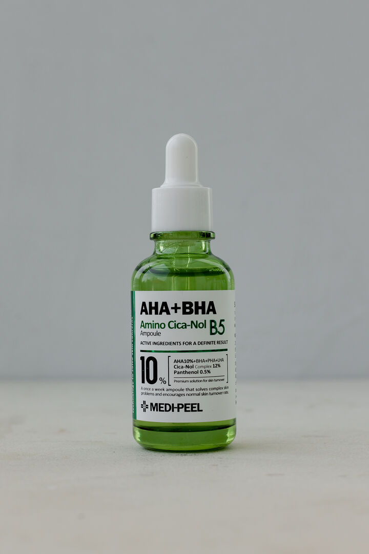Сыворотка с AHA BHA кислотами 10% и лечебным комплексом Cica-Nol 12% MEDI-P