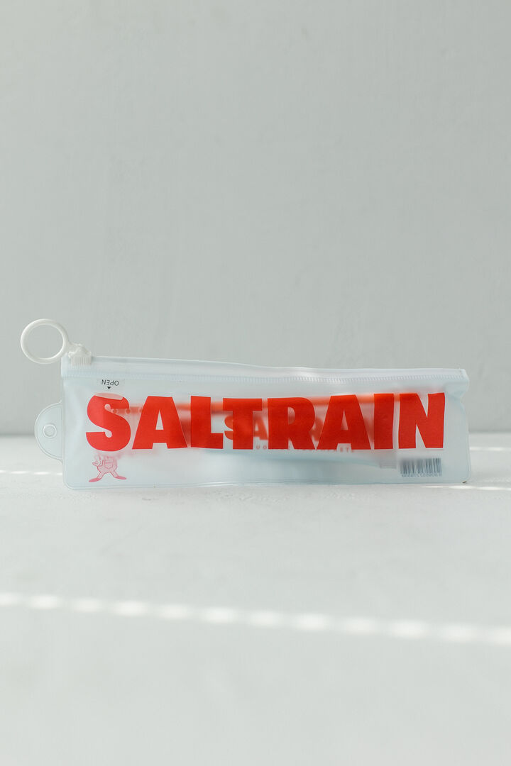 Дорожный набор красный SALTRAIN Travel Kit Red (Зубная паста 30g + зубная щ