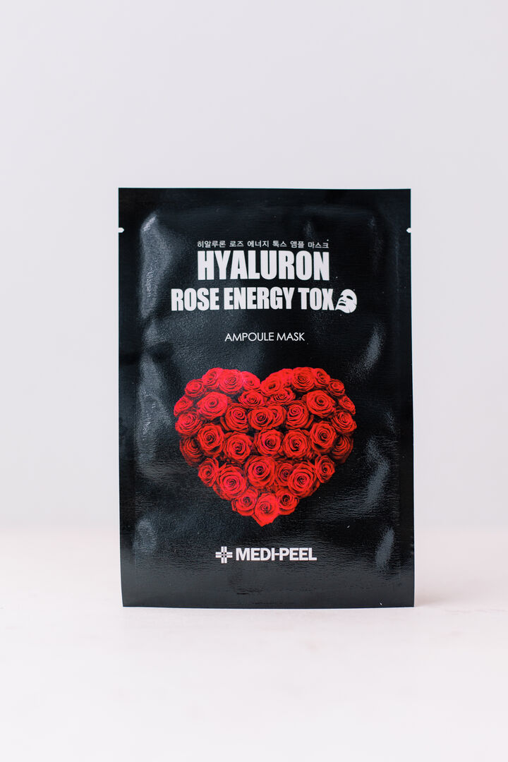 Маска детокс с экстрактом розы MEDI-PEEL Hyaluron Rose Energy Tox Ampoule M