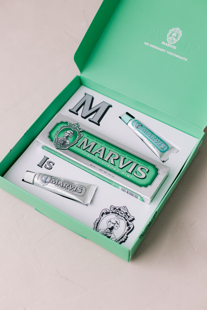 Набор из 3-х зубных паст MARVIS The Mints Gift Set 85 ml+10 ml+10 ml MARVIS