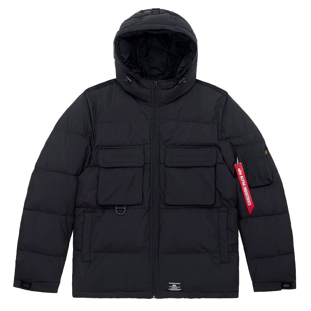 Мужской пуховик Alpha Industries Hooded Puffer Jacket MJH52500C1-001-L фото 1