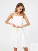 Летнее платье-комбинация белое YouStore