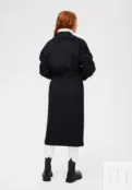 Пальто приталенное черное YouStore