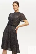 Черное платье из полупрозрачной ткани YouStore