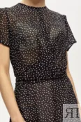 Черное платье из полупрозрачной ткани YouStore