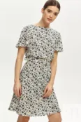 Платье из вискозы с цветочным принтом YouStore