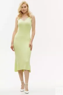 Платье-резинка кислотно-зеленое YouStore