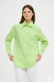 Рубашка с длинным рукавом салатовая YouStore