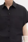 Рубашка с коротким рукавом черная YouStore