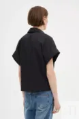 Рубашка с коротким рукавом черная YouStore