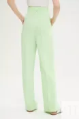 Прямые брюки со стрелками светло-зеленые YouStore