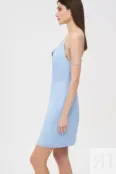 Платье мини голубое YouStore