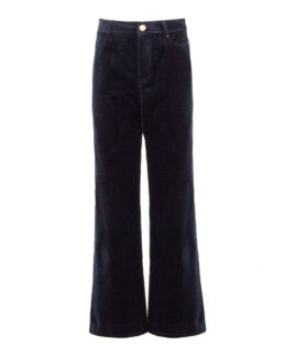 Вельветовые брюки MAX&MOI H23BASILIA тем.синий 36