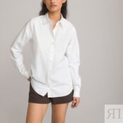 Рубашка Свободного покроя с длинными рукавами 36 (FR) - 42 (RUS) белый