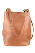 Женская кожаная сумка Хлоя, коричневая