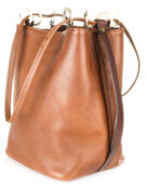 Женская кожаная сумка Хлоя, коричневая